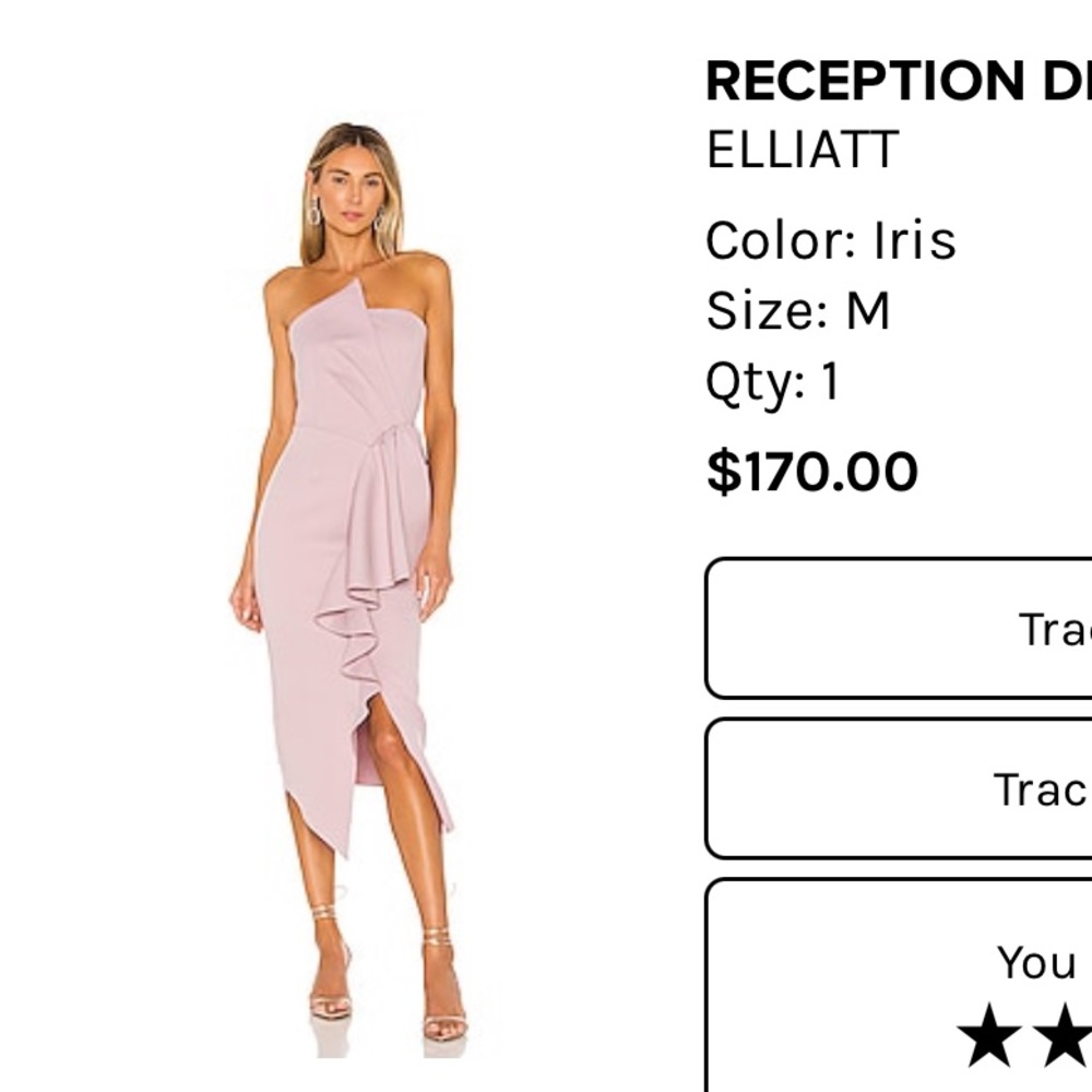 Elliatt Reception Dress Purple